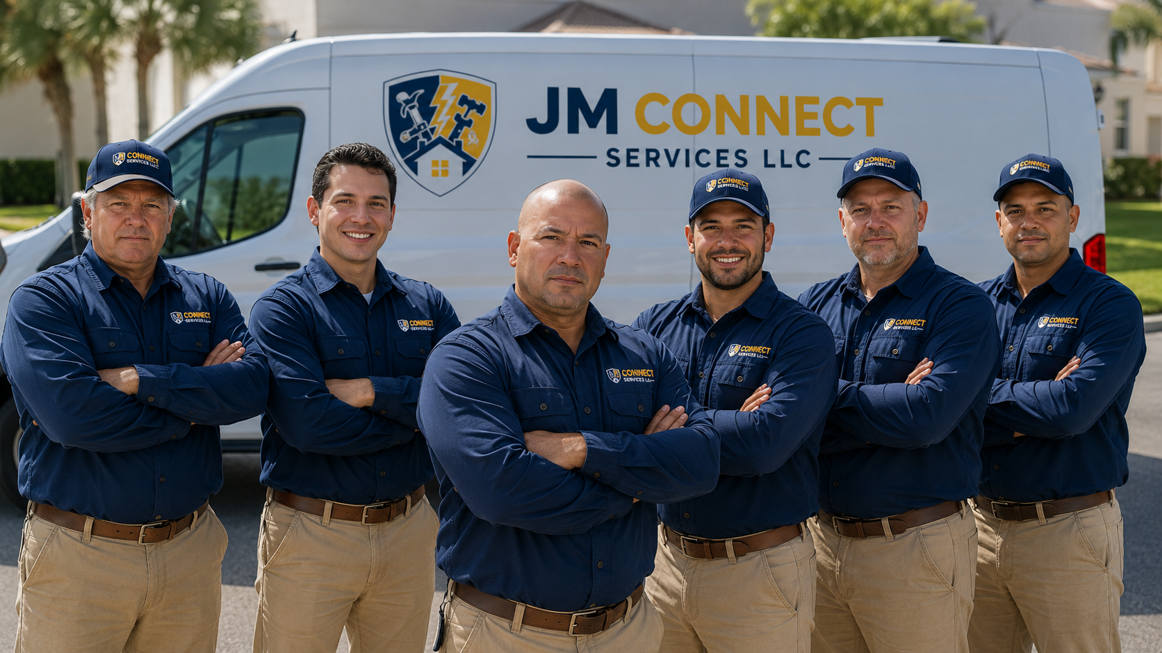 JM Connect Services crew photo in Central Florida